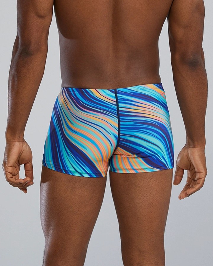 Tyr Durafast Elite Leg Boxer Riptide Blue/Orange