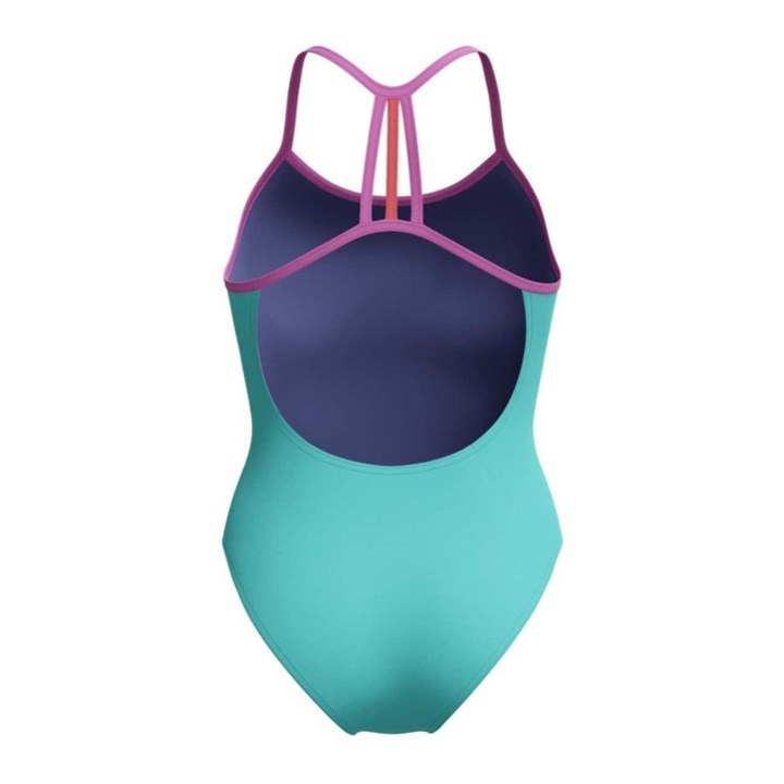 Speedo Solid Lane Line Back Arctic Glass