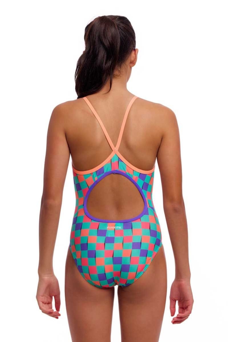 Funkita Flip Flop Diamond Back One Piece Girls