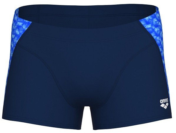 Arena Performance Monogram Short Navy/Blue Multi
