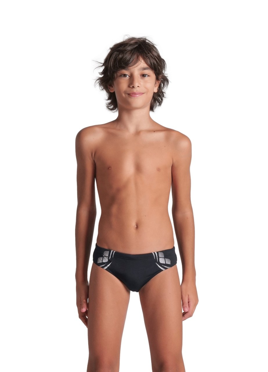 Arena Performance Poseidonia Briefs Boys Black/White
