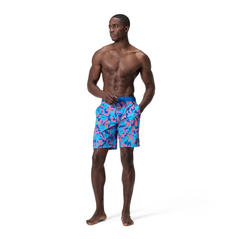 Speedo Print Bondi Boardshort 20 Blue/Purple