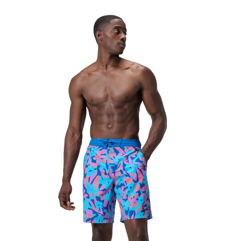 Speedo Print Bondi Boardshort 20 Blue/Purple