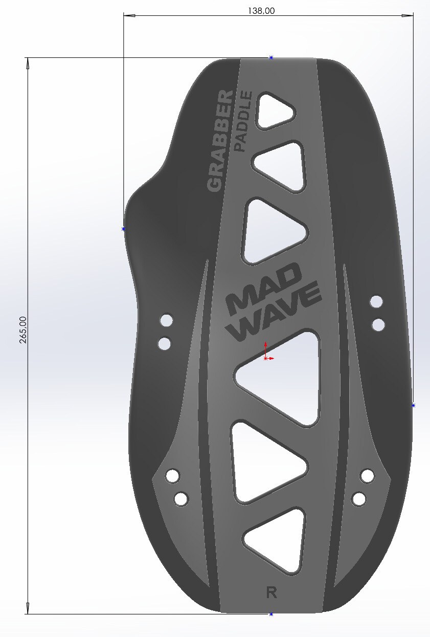 Mad Wave Grabber Paddles
