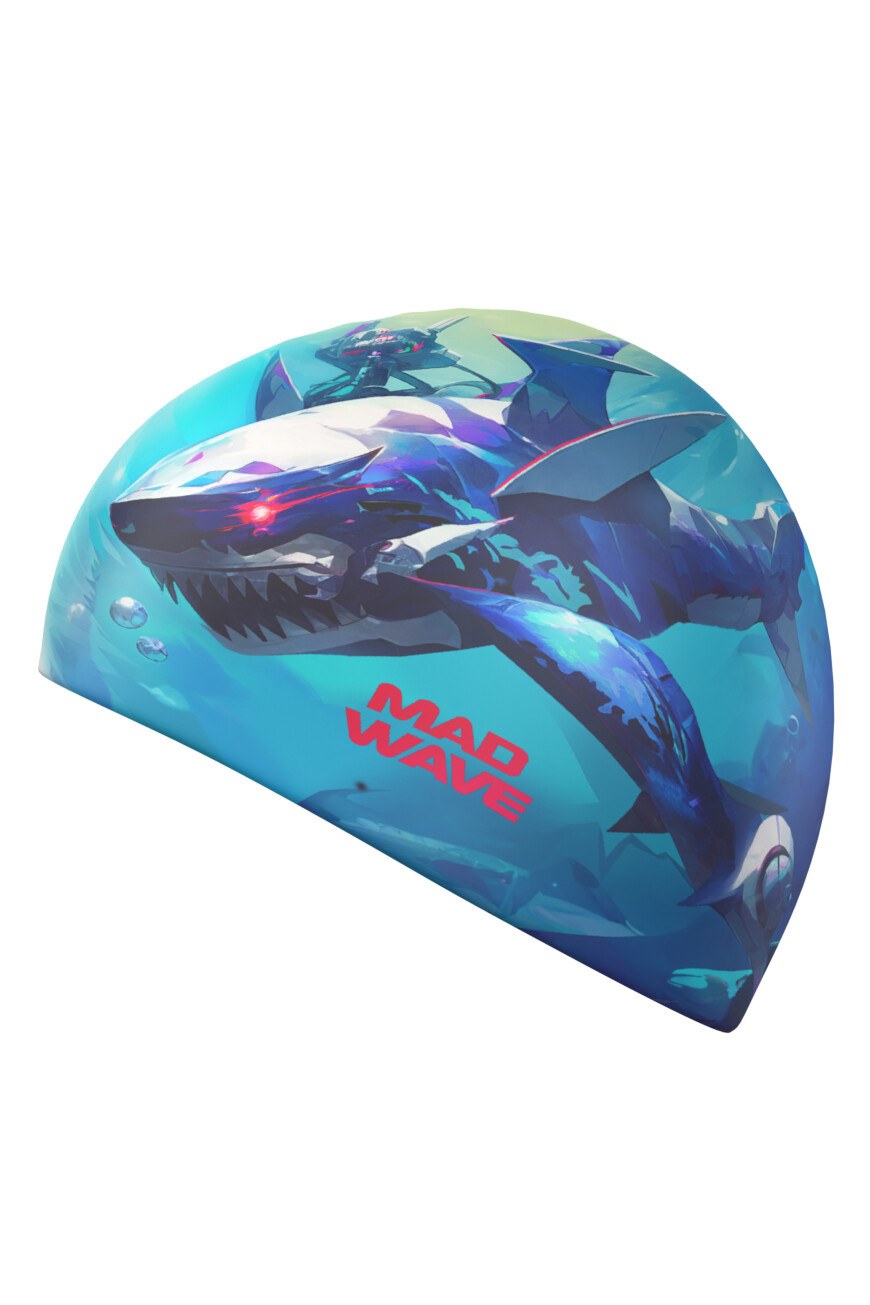 Mad Wave Shark Silicone Cap