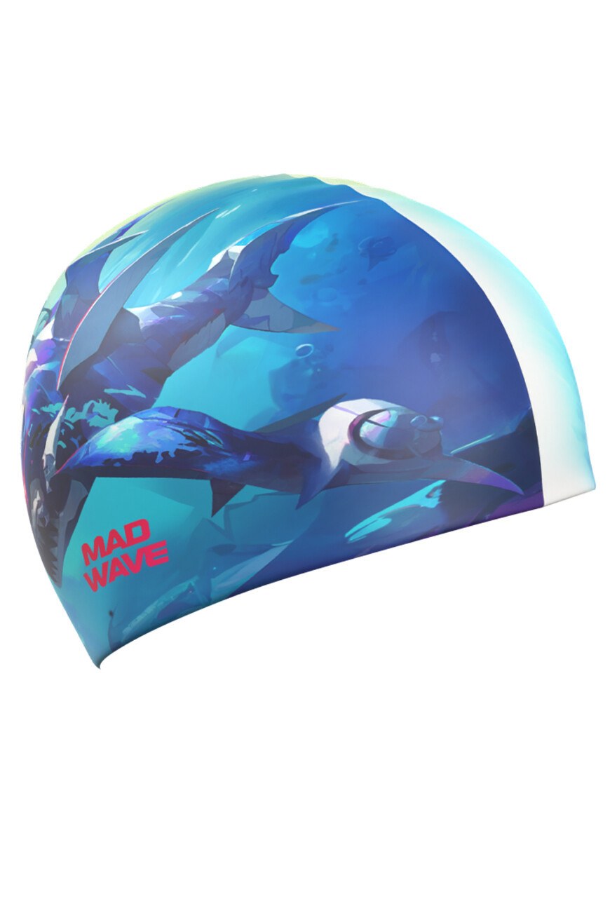 Mad Wave Shark Silicone Cap