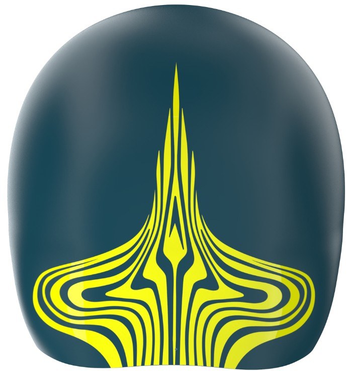 Speedo Fastskin Cap Teal/Yellow
