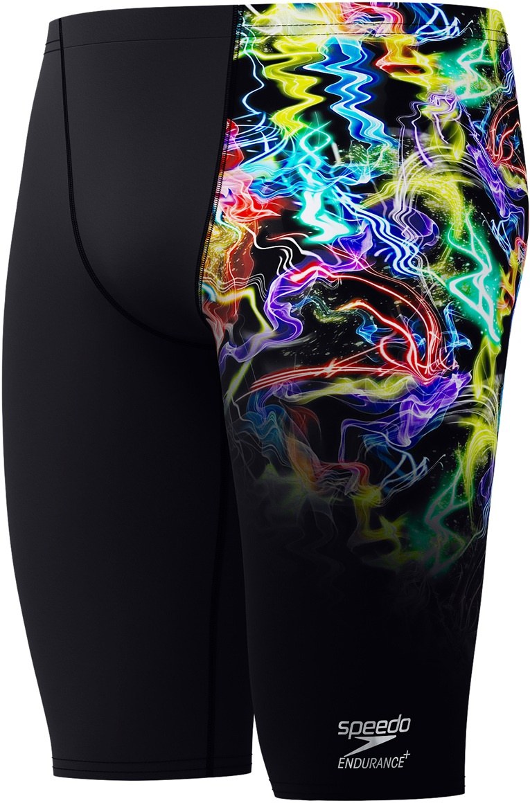 Speedo Placement Printed Jammer Black/Multi