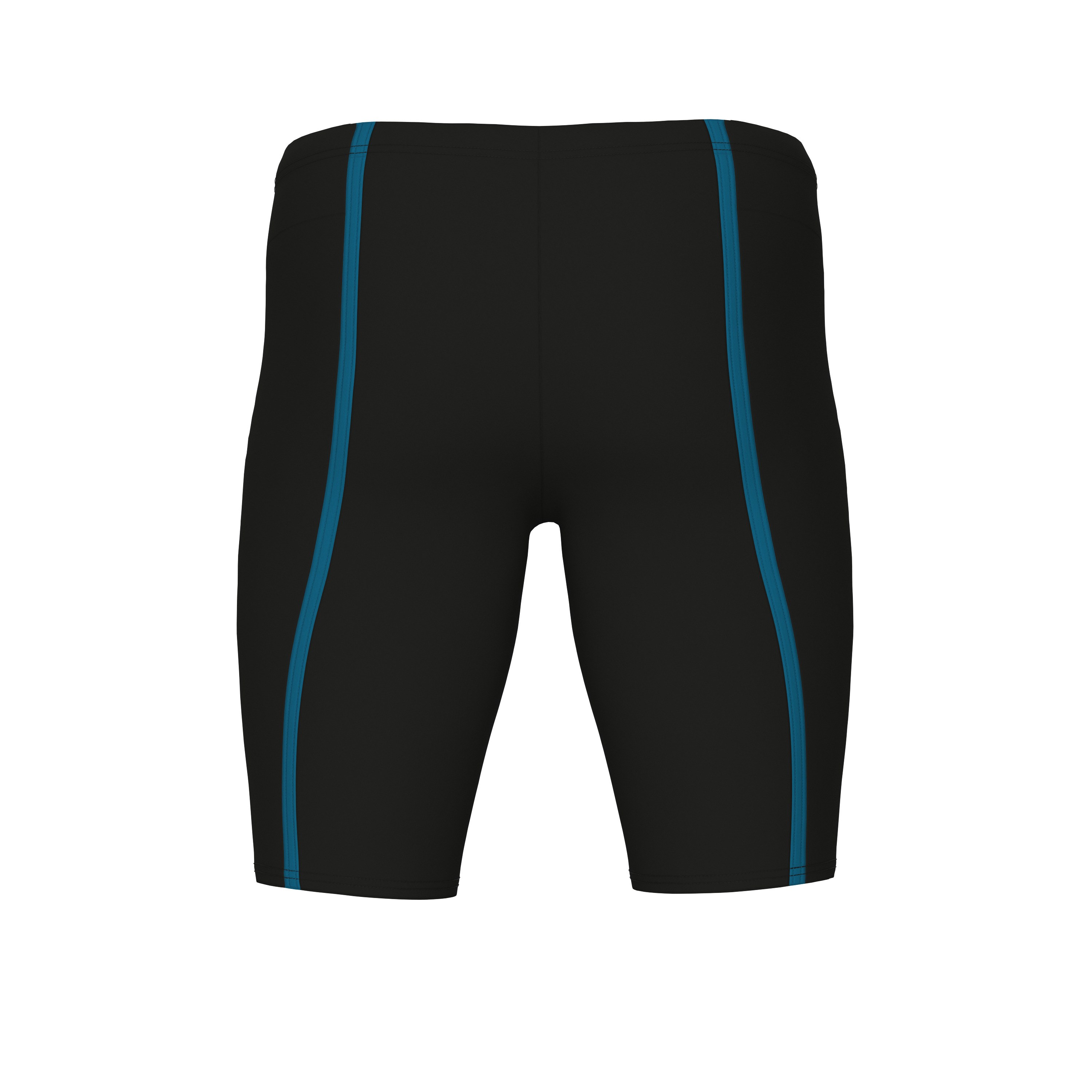 Arena Hyperflow Men's Solid Swim Jammer Black / Blue Cosmo