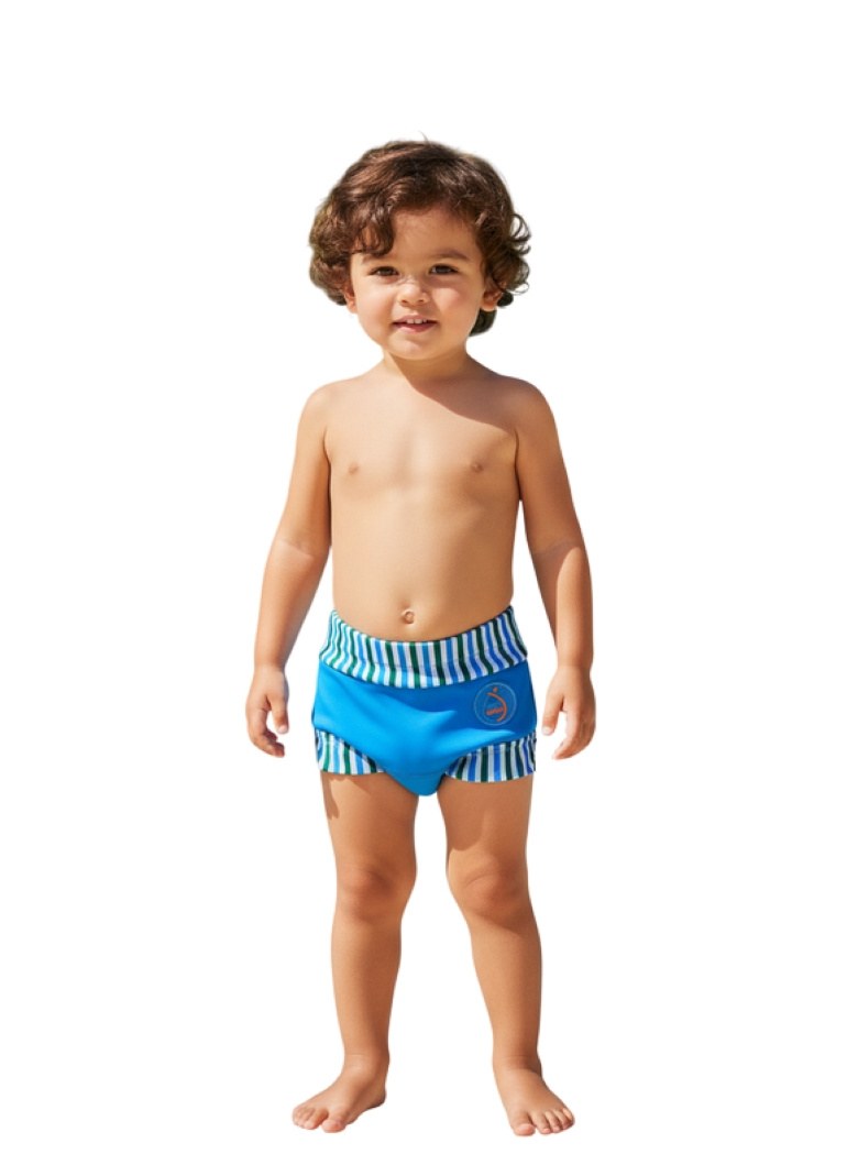 Costumi da bagno per neonati  AquaKiddo Swim Nappy Neon Blue