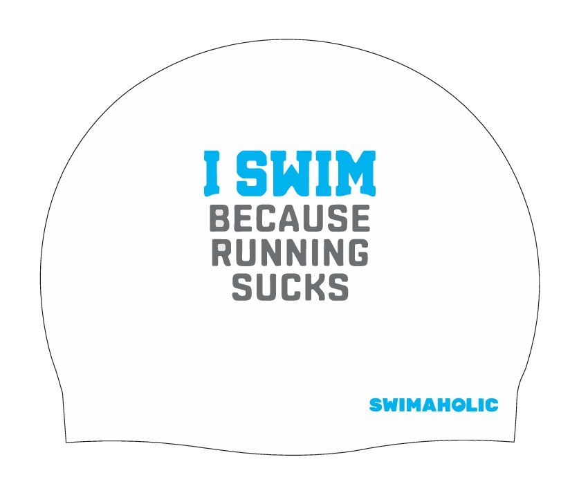 Swimaholic I Swim Clasic Cap