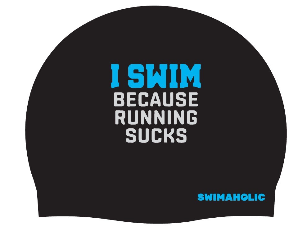Swimaholic I Swim Clasic Cap