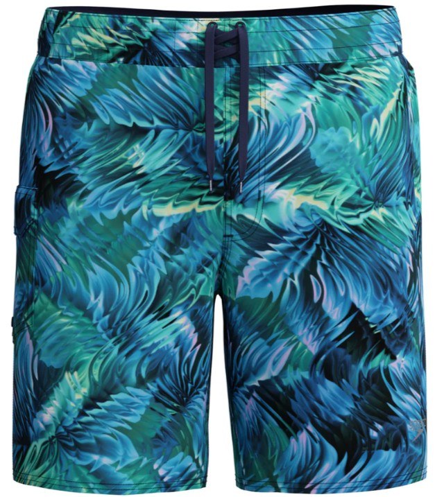 Speedo Print Boardshort 18" Radiant Flow/Border Blue