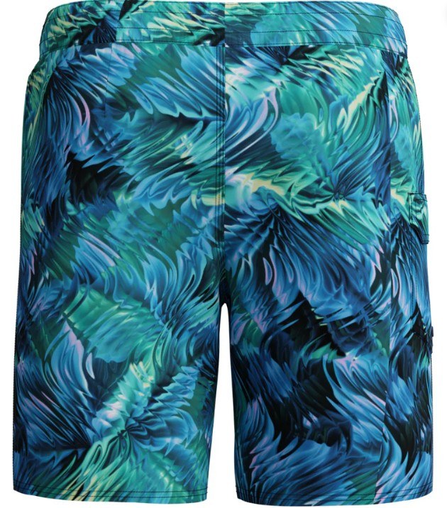 Speedo Print Boardshort 18" Radiant Flow/Border Blue