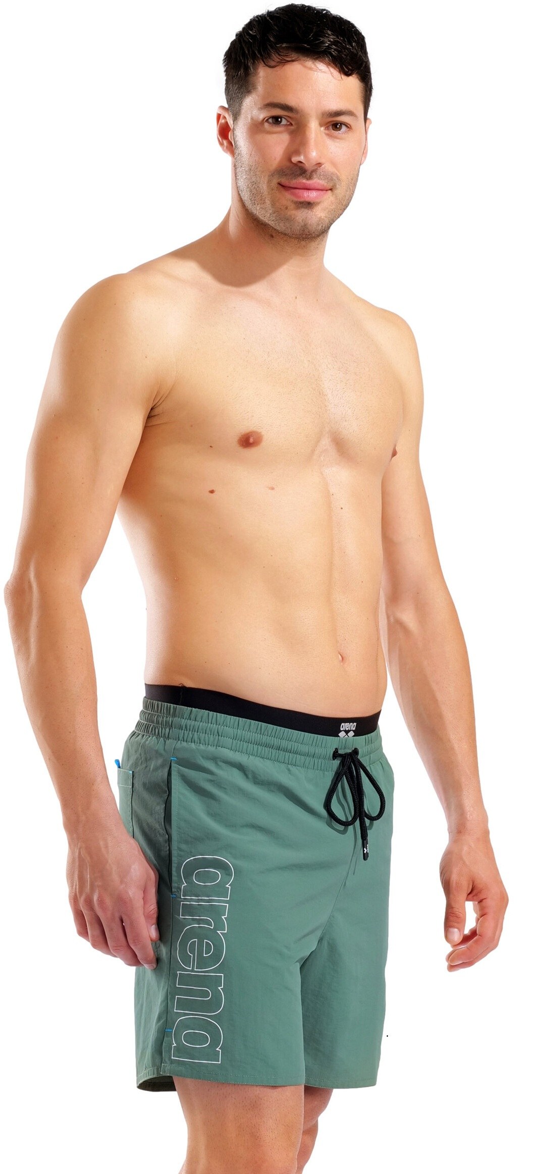 Arena Elastic Band Beach Boxer Sage