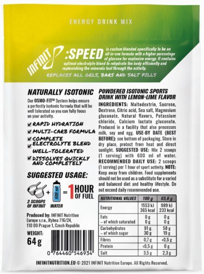 INFINIT Speed High-Intensity Fuel 64g