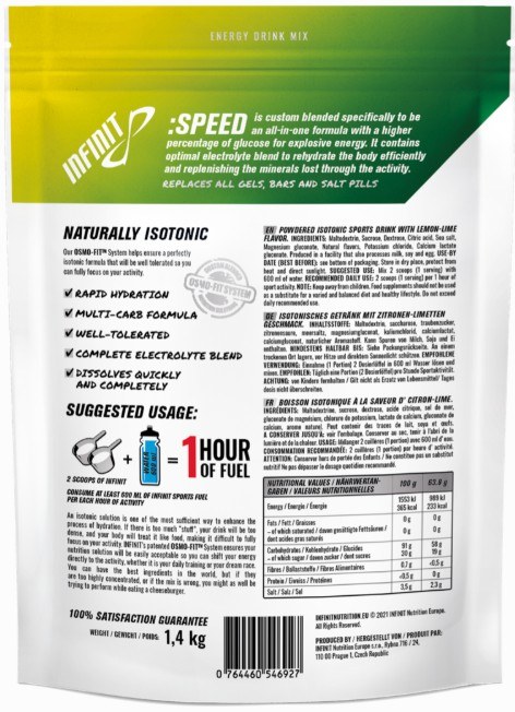 INFINIT Speed High-Intensity Fuel 1,4kg